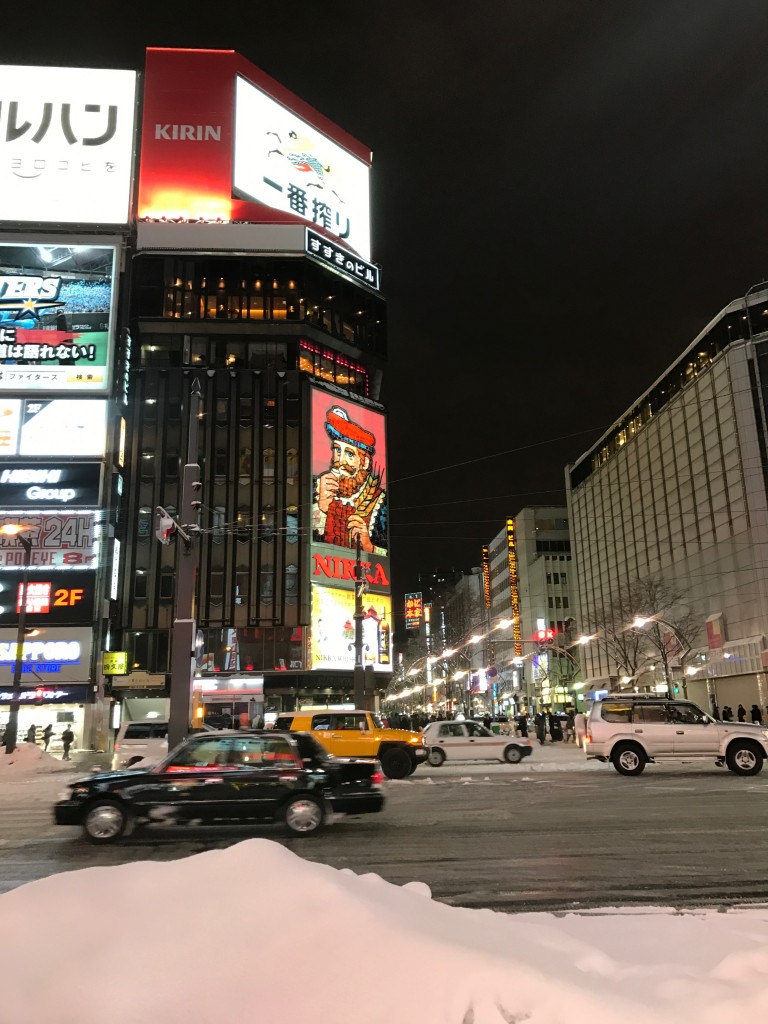 すすきのの夜