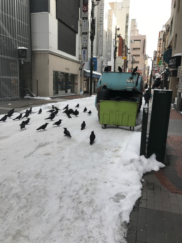 すすきのの朝