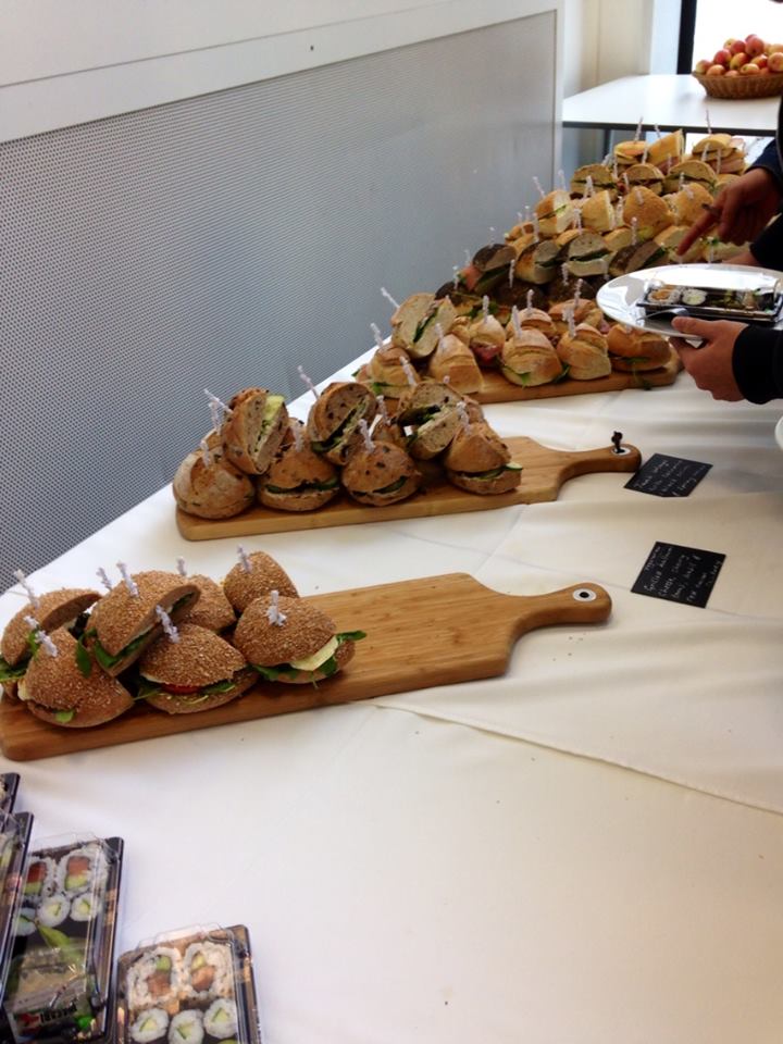 So many sandwiches for lunch. I think this conference had the best food I ever had in a conference.